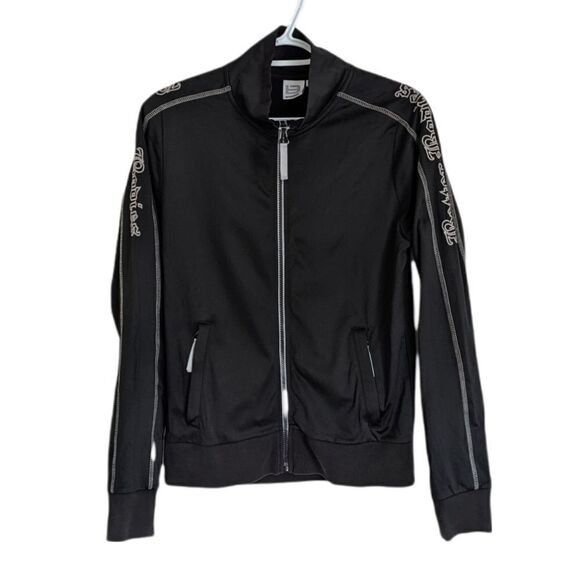 BETTER BODIES black zipped shirt pull sweatshirt size Large @W - Picture 1 of 11